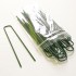 Powder Coated Green Grass Pins 150mm